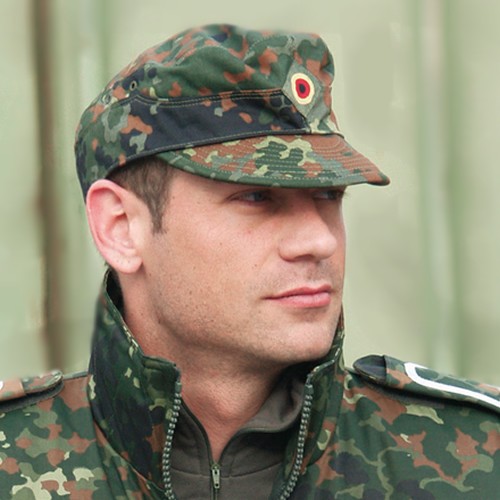 Čepice polní BW Heer s kšiltem original FLECKTARN vel. 56