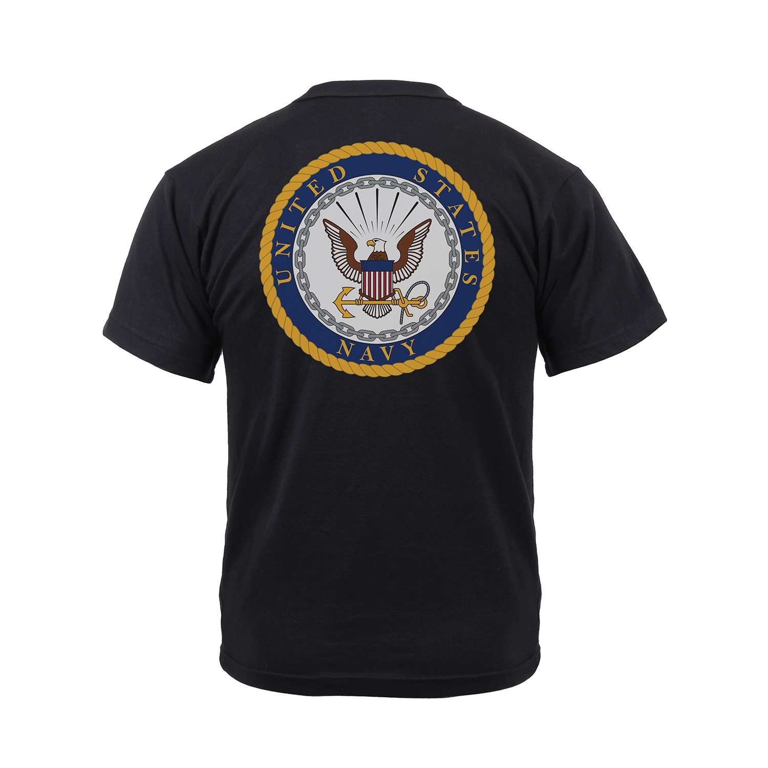 Triko US NAVY VETERAN krátký rukáv ČERNÉ vel. XXL