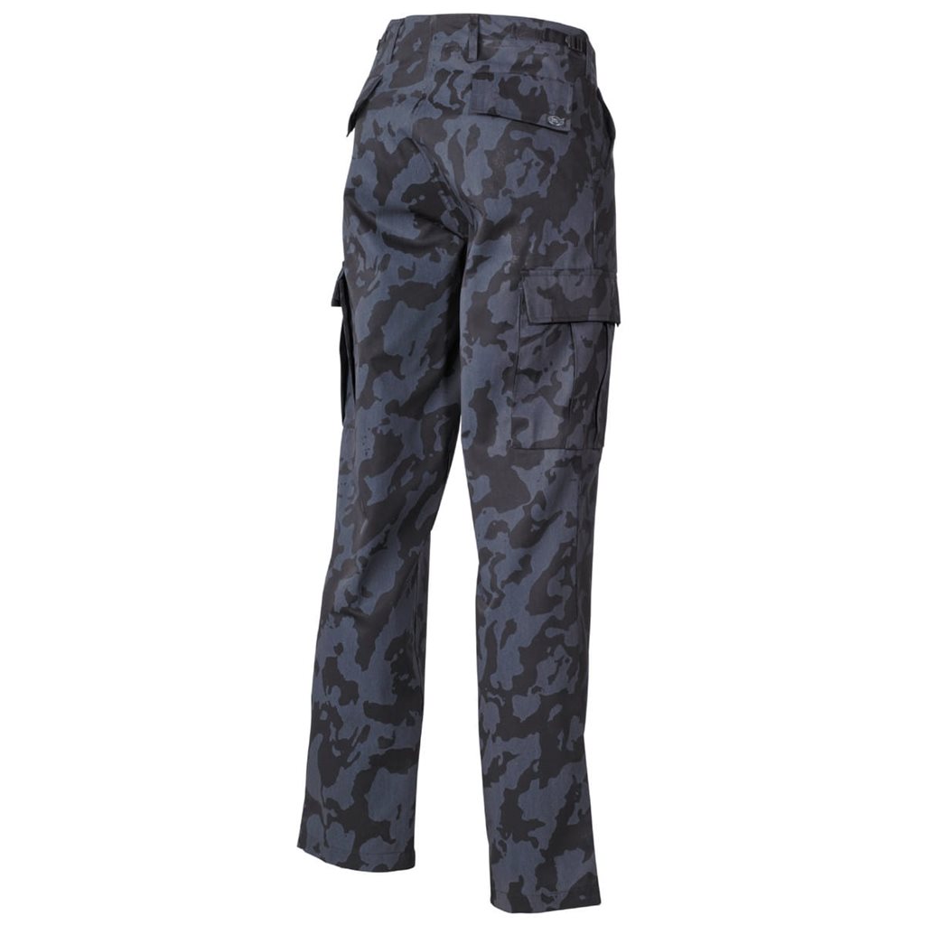 Kalhoty US střih BDU NIGHT CAMO vel. M