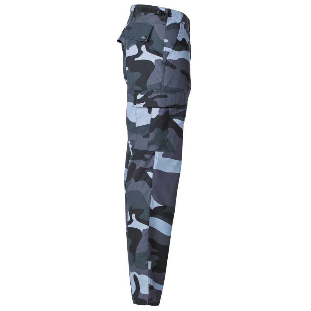 Kalhoty US střih BDU SKY BLUE CAMO vel. XL