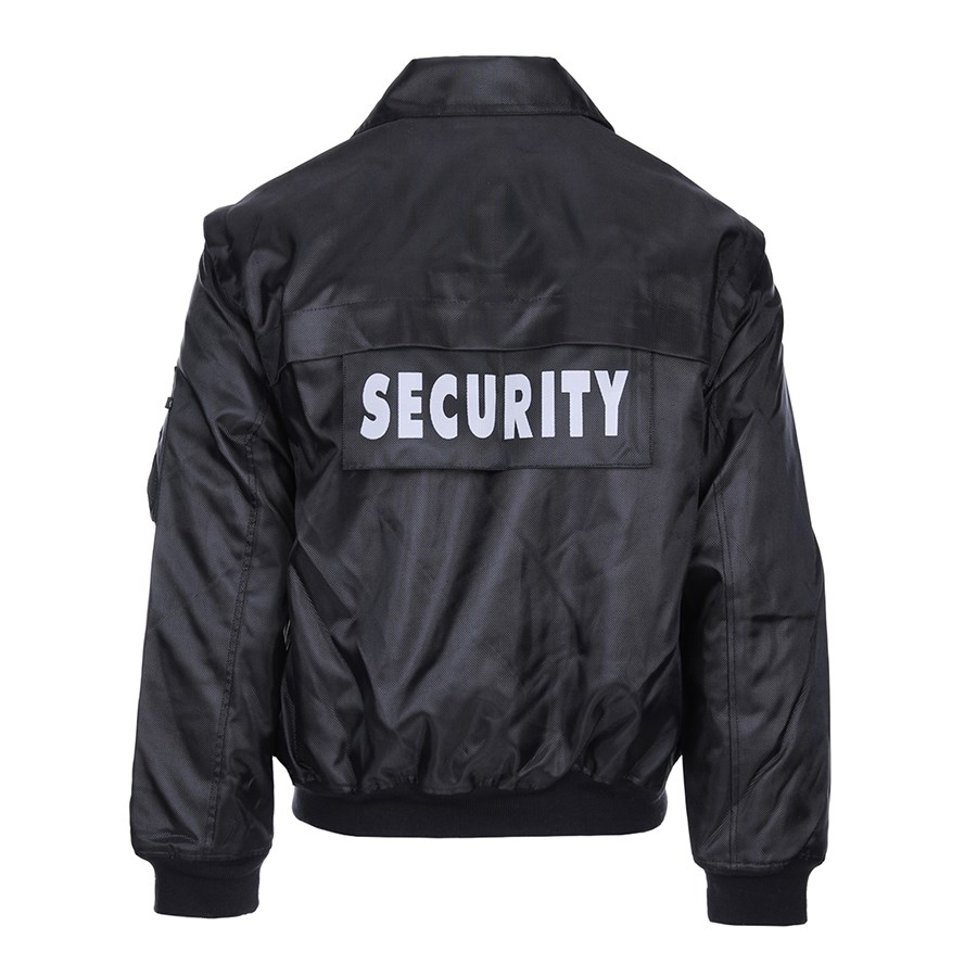 Bunda SECURITY s vložkou a odepín. rukávy ČERNÁ vel. M
