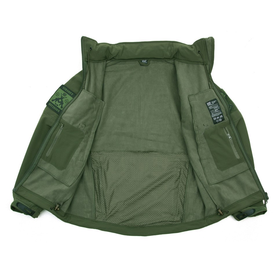 Bunda TACTICAL 101 INC Softshell ZELENÁ vel. XXL