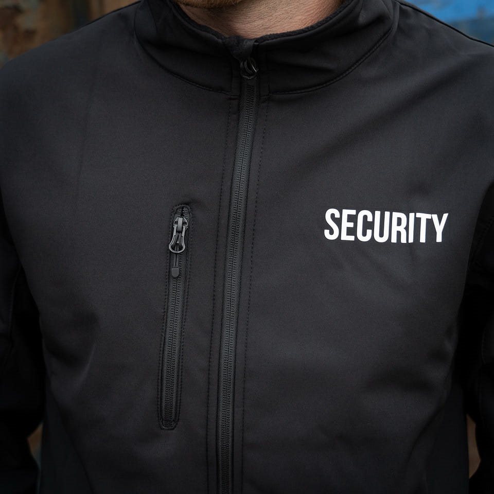 Bunda SECURITY softshell ČERNÁ vel. L