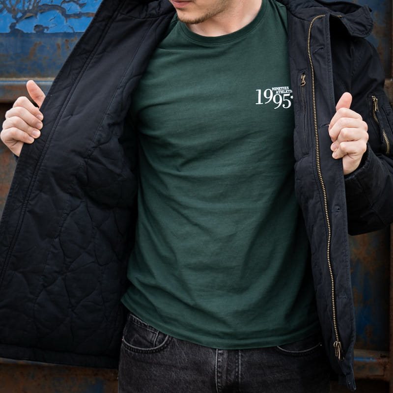 Bunda parka COMMANDER ARMY ČERNÁ vel. 4XL