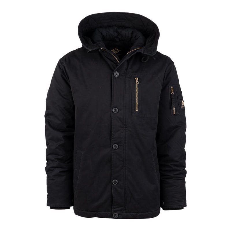 Bunda parka COMMANDER ARMY ČERNÁ vel. 5XL