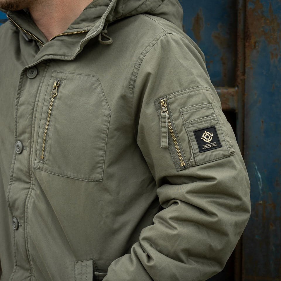 Bunda parka COMMANDER ARMY ZELENÁ vel. 4XL