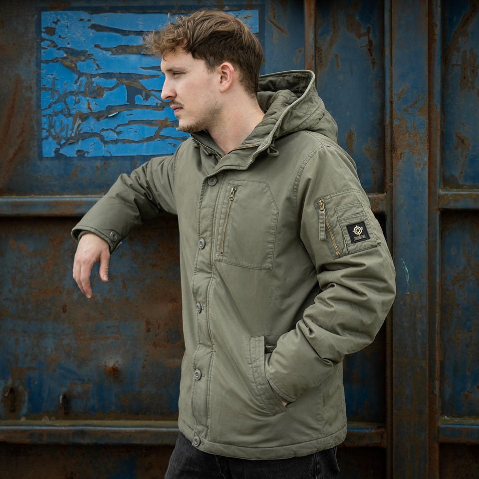 Bunda parka COMMANDER ARMY ZELENÁ vel. 4XL