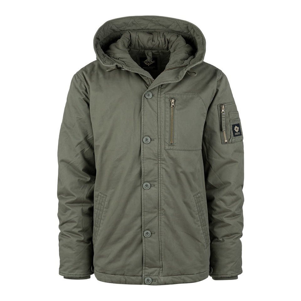 Bunda parka COMMANDER ARMY ZELENÁ vel. M