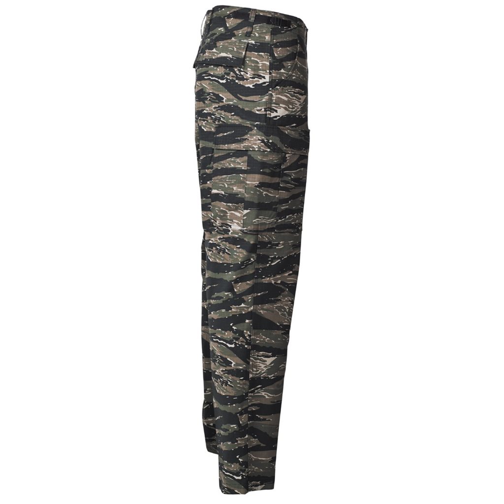 Kalhoty US střih BDU rip-stop TIGER STRIPE CAMO vel. M