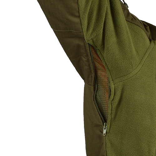 Bunda COMBAT FLEECE ZELENÁ vel. L