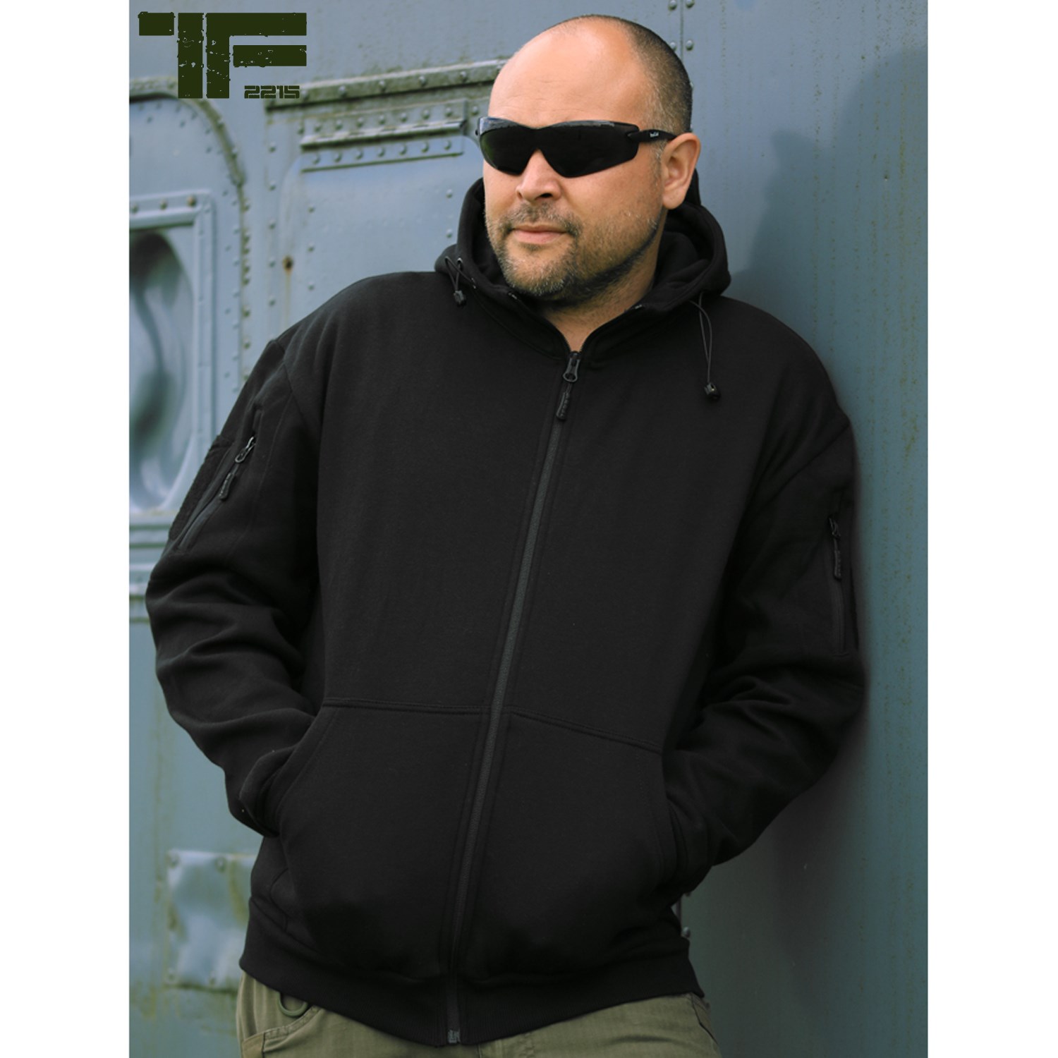 Mikina TACTICAL ČERNÁ vel. L