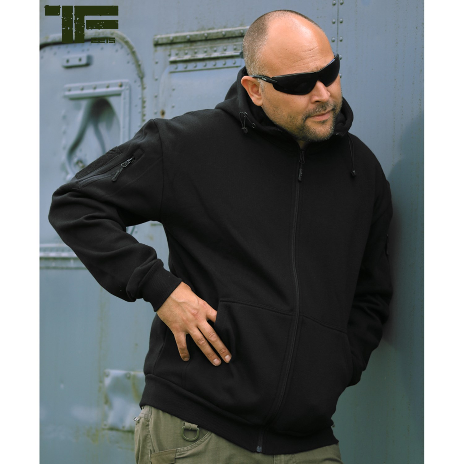 Mikina TACTICAL ČERNÁ vel. XL