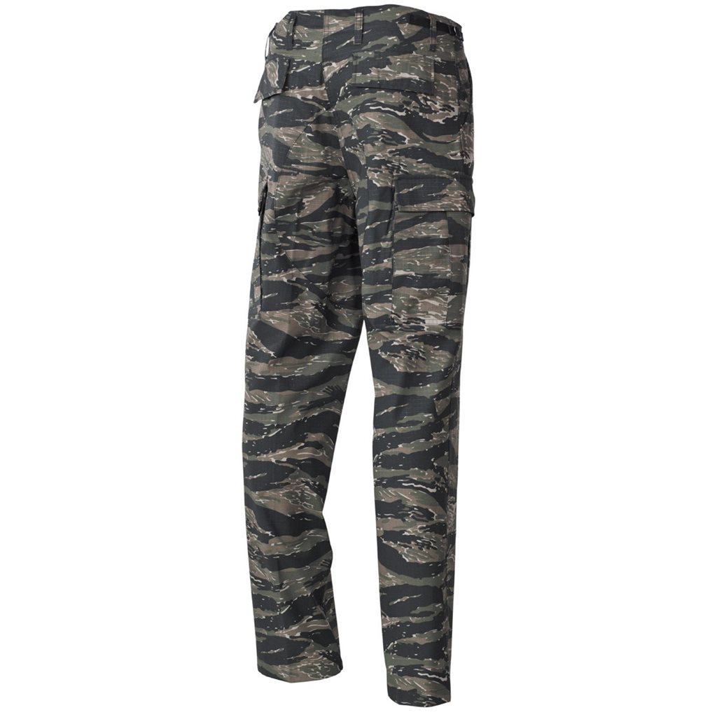 Kalhoty US střih BDU rip-stop TIGER STRIPE CAMO vel. XL