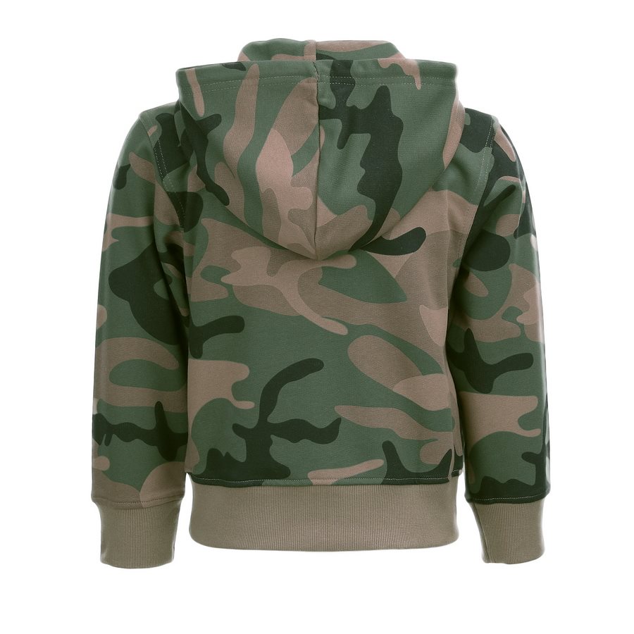 Mikina se zipem a kapucí dětská WOODLAND vel. 92