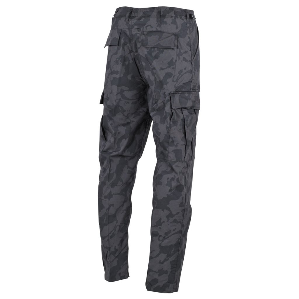 Kalhoty US střih BDU rip-stop NIGHTCAMO vel. XXL
