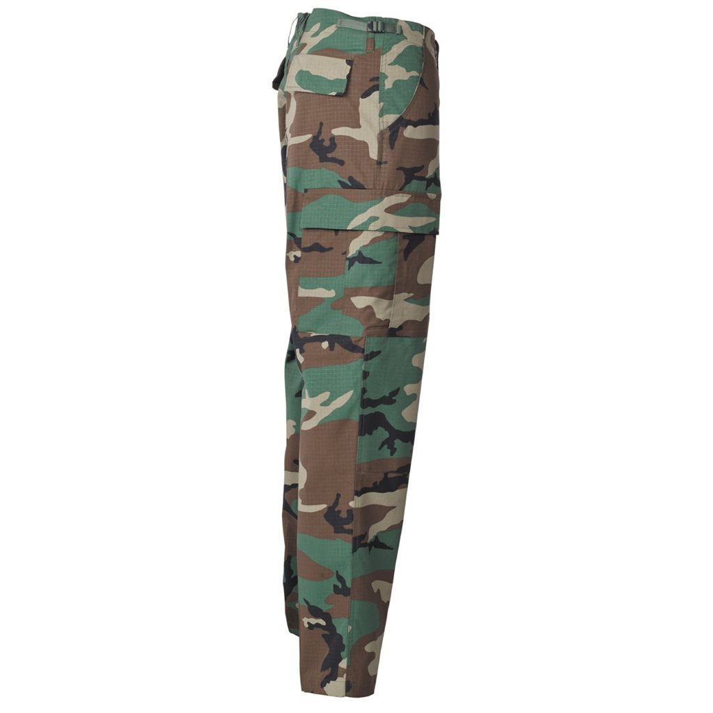 Kalhoty US střih BDU rip-stop WOODLAND vel. XL