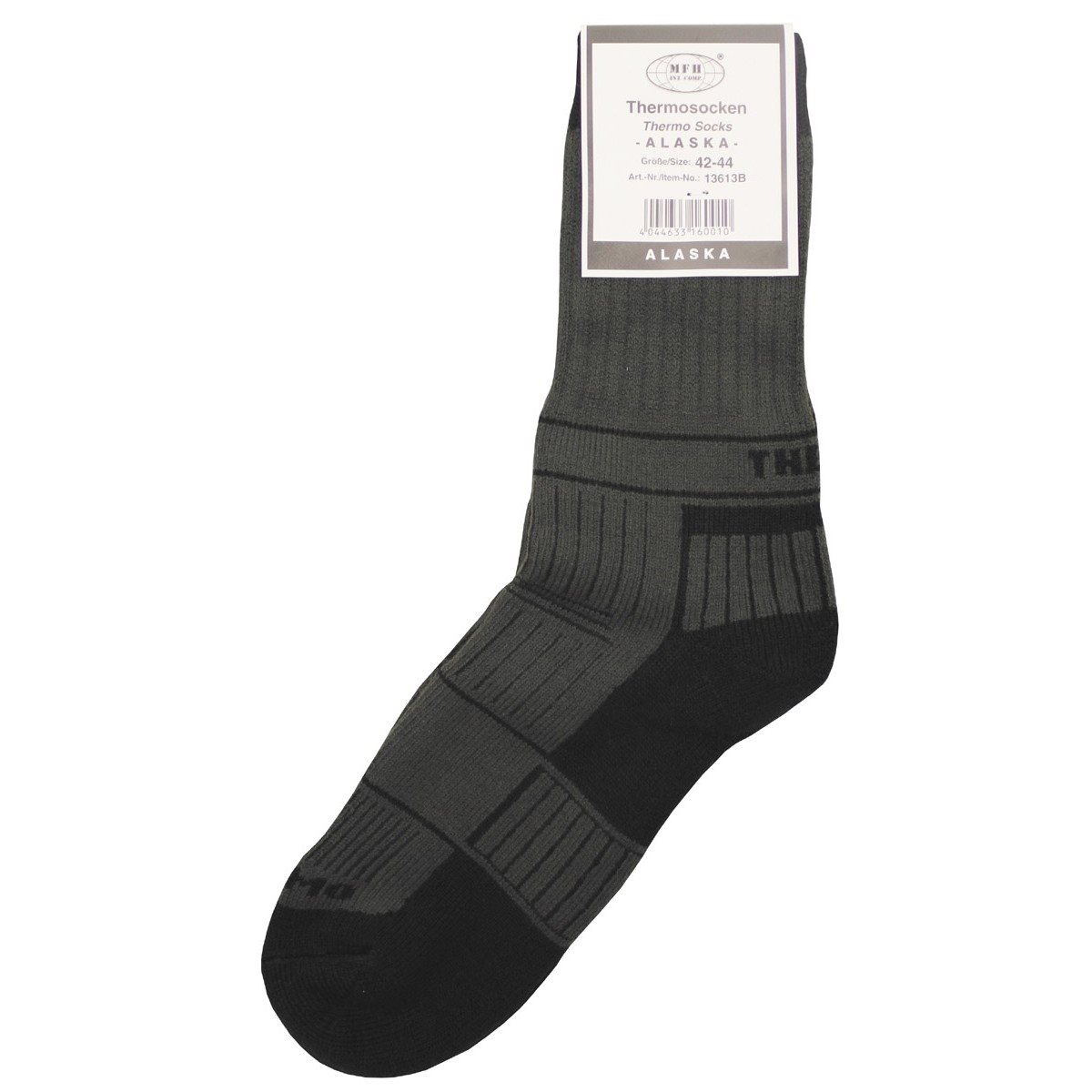 Ponožky ALASKA thermo ZELENÉ vel. EU 45-47