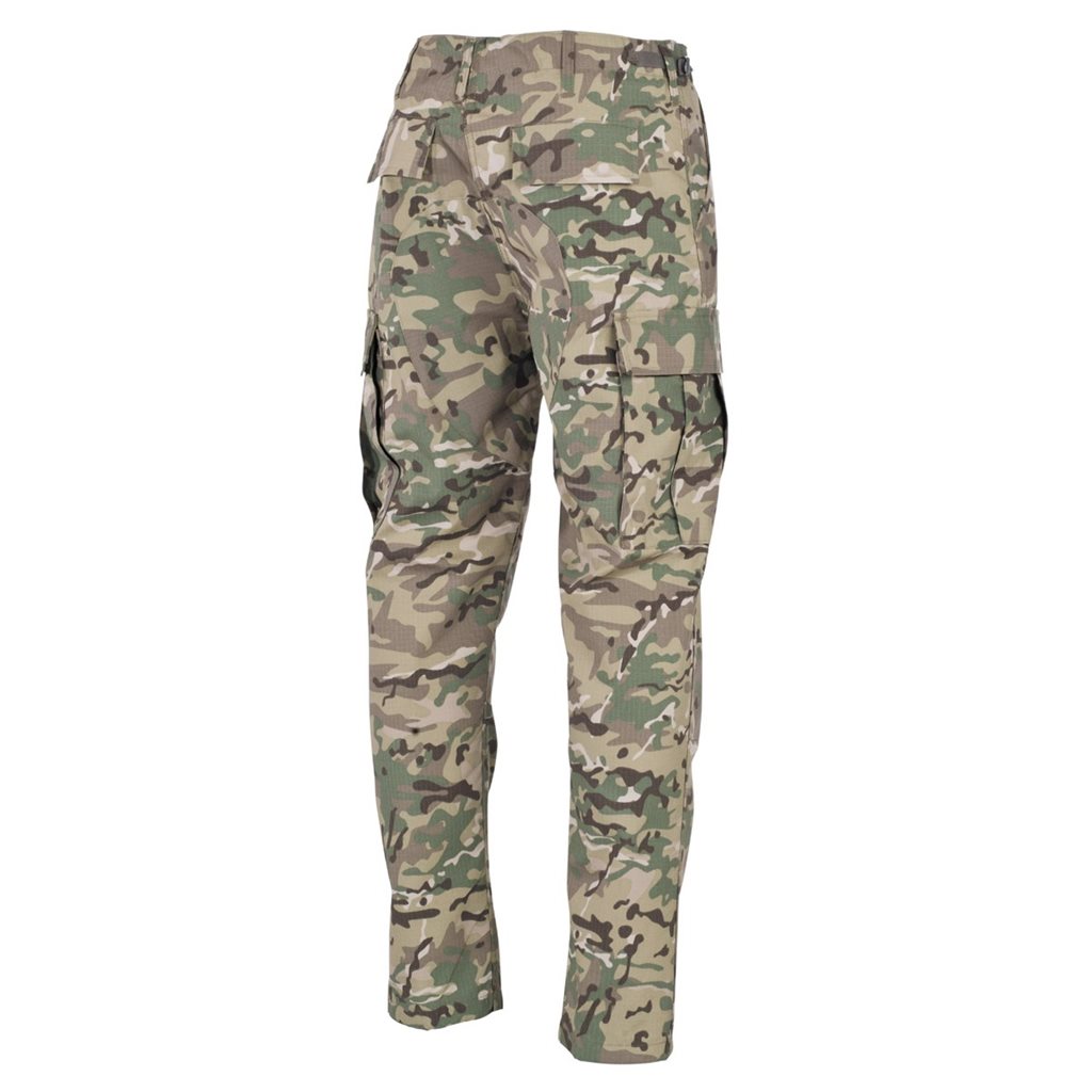 Kalhoty US střih BDU rip-stop OPERATION CAMO vel. S