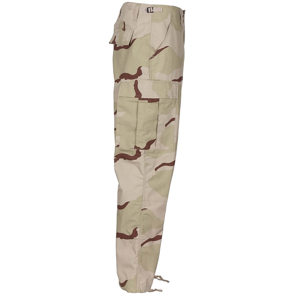 Kalhoty US střih BDU rip-stop 3-COL DESERT vel. L