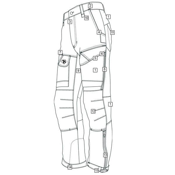 Kalhoty 24-7 XPEDITION MULTICAM®/COYOTE vel. 34-32