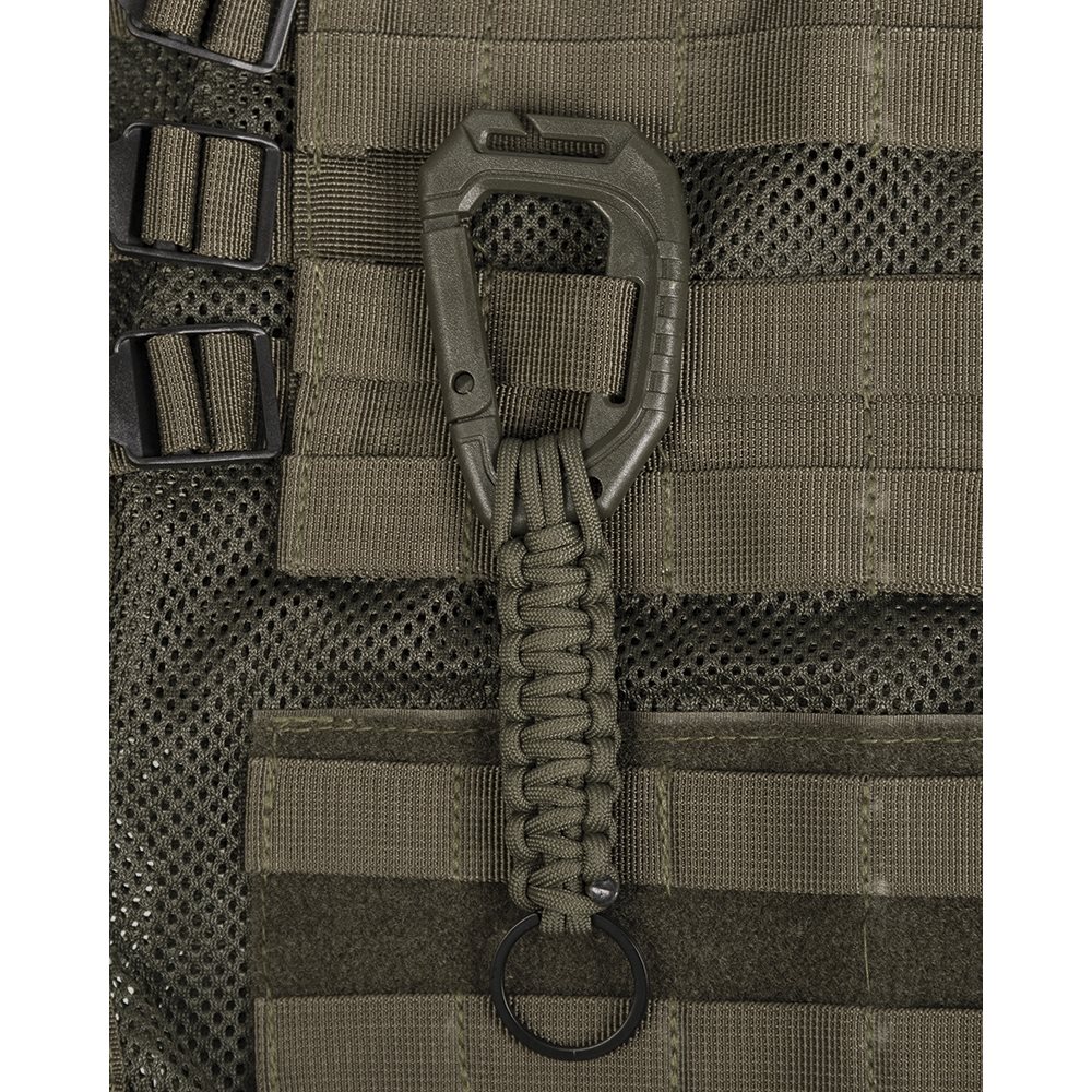 Karabina MOLLE s PARACORDEM ZELENÁ