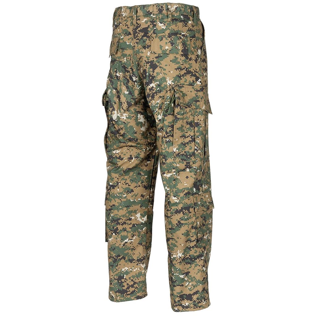 Kalhoty US střih ACU rip-stop DIGITAL WOODLAND vel. 3XL