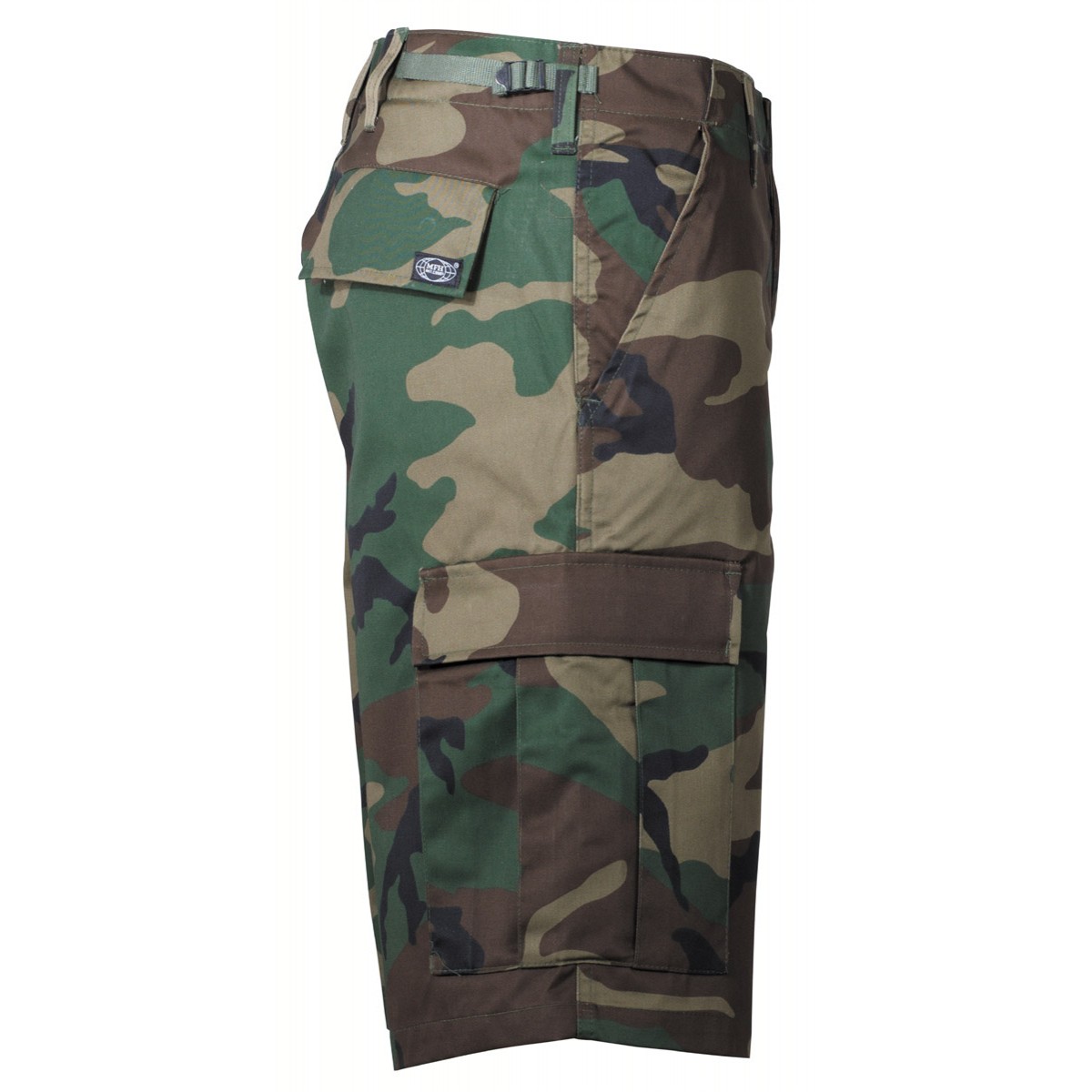 Kraťasy US střih BDU boční kapsy WOODLAND vel. XXL