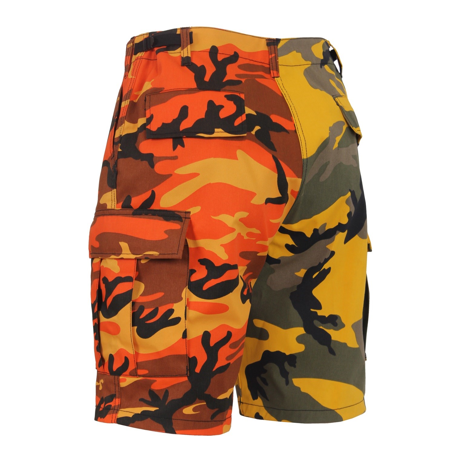 Kraťasy dvoubarevné BDU YELLOW/ORANGE CAMO vel. S