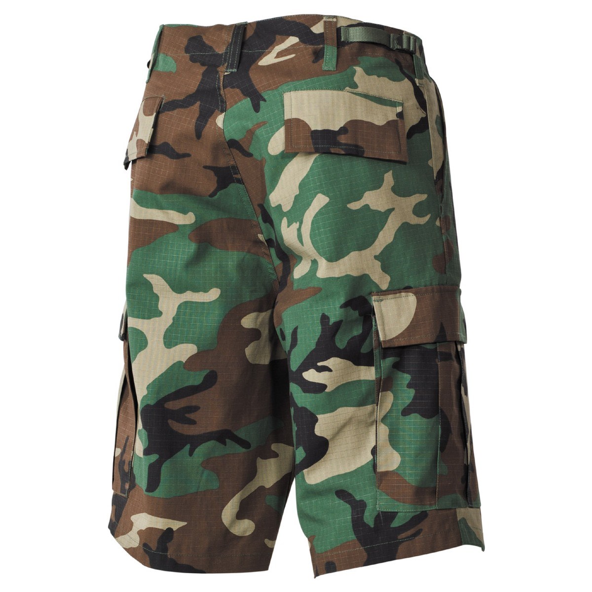 Kraťasy US střih BDU rip-stop WOODLAND vel. L