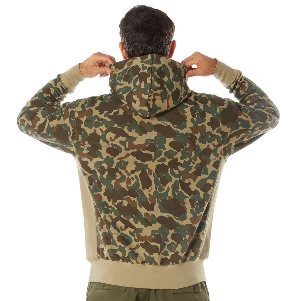 Mikina EVERY DAY HOODIE s kapucí FRED BEAR CAMO vel. L