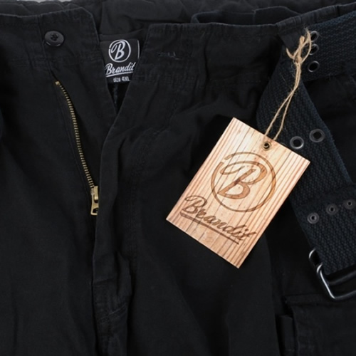 Kraťasy s opaskem SAVAGE vintage ČERNÉ vel. 4XL