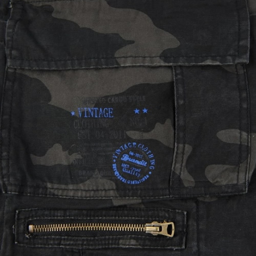 Kraťasy s opaskem SAVAGE vintage NIGHT CAMO vel. L