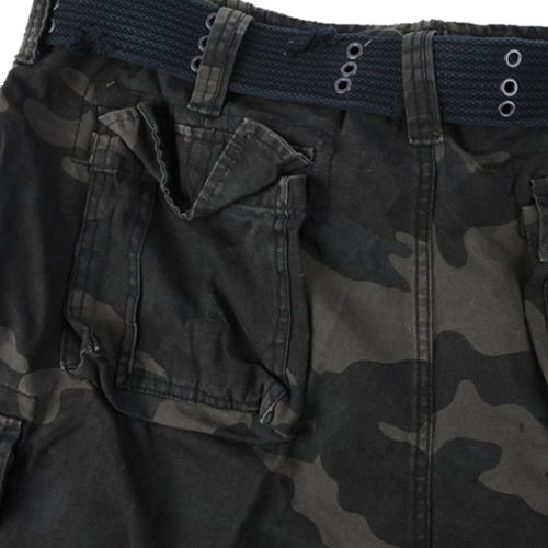 Kraťasy s opaskem SAVAGE vintage NIGHT CAMO vel. L