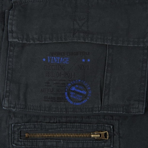 Kraťasy s opaskem SAVAGE vintage ANTRACITOVÉ vel. 5XL