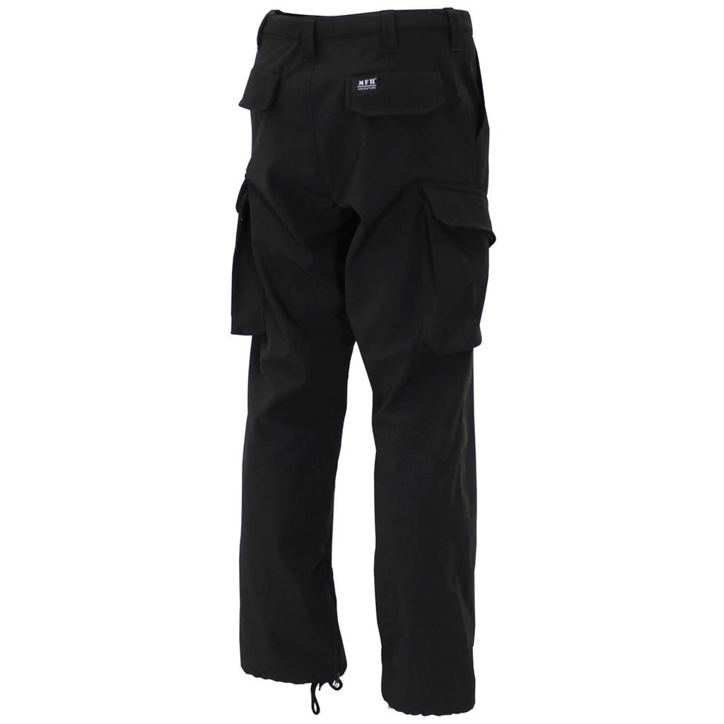 Kalhoty nepromokavé ALLROUND softshell ČERNÉ vel. XL