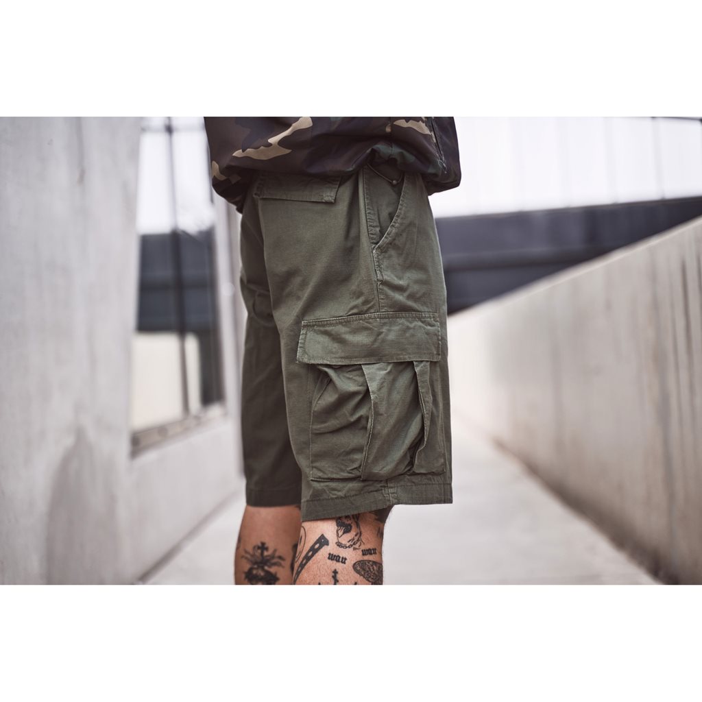 Kraťasy US BDU rip-stop ZELENÉ vel. 3XL