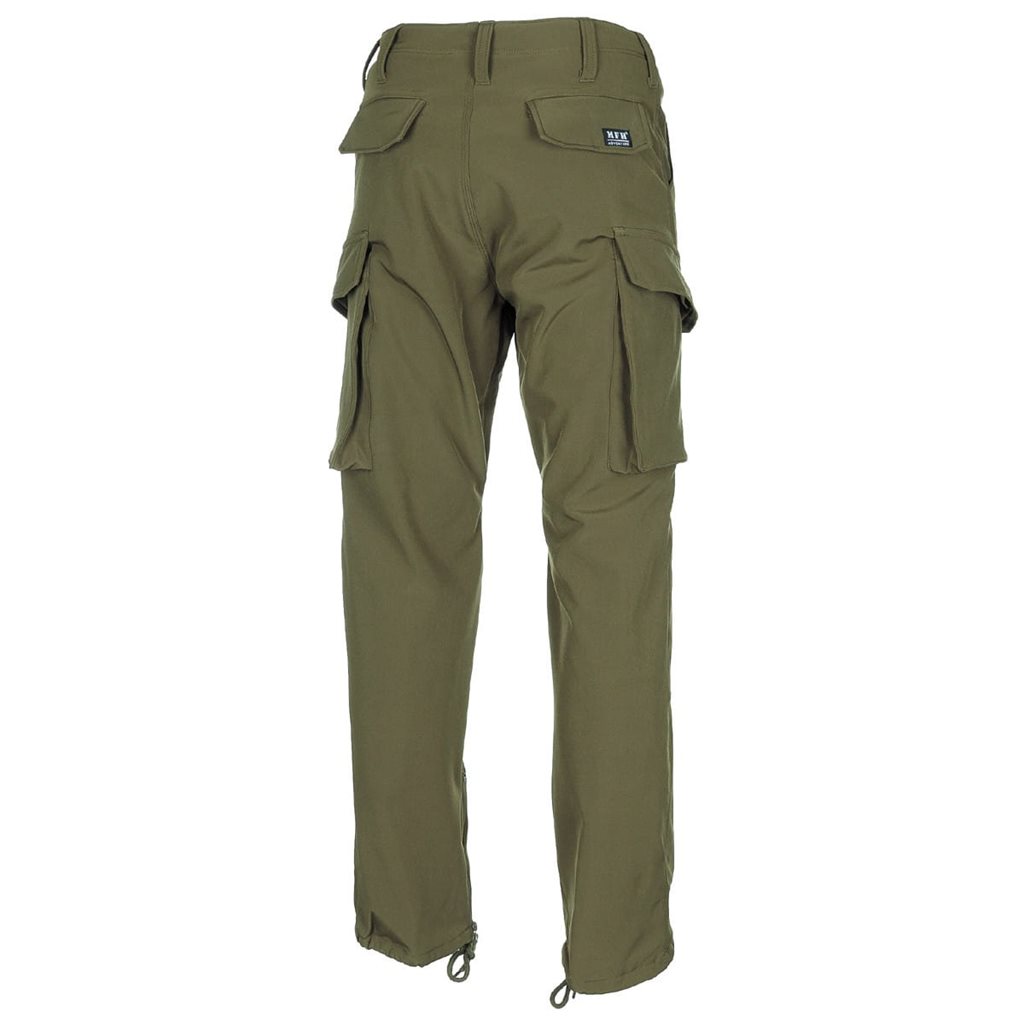 Kalhoty nepromokavé ALLROUND softshell ZELENÉ vel. XXL