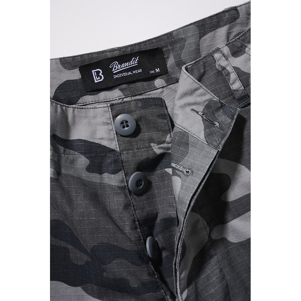 Kraťasy US BDU rip-stop GREY CAMO vel. XL