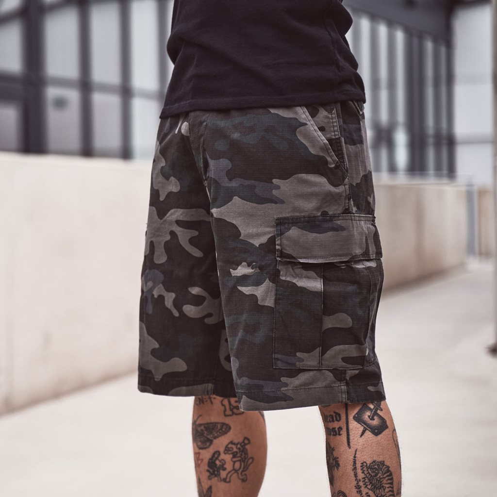 Kraťasy US BDU rip-stop DARK CAMO vel. 7XL