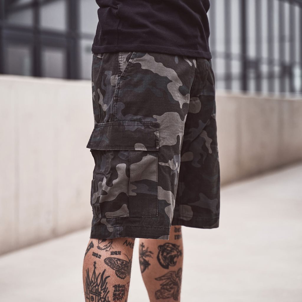 Kraťasy US BDU rip-stop DARK CAMO vel. 7XL