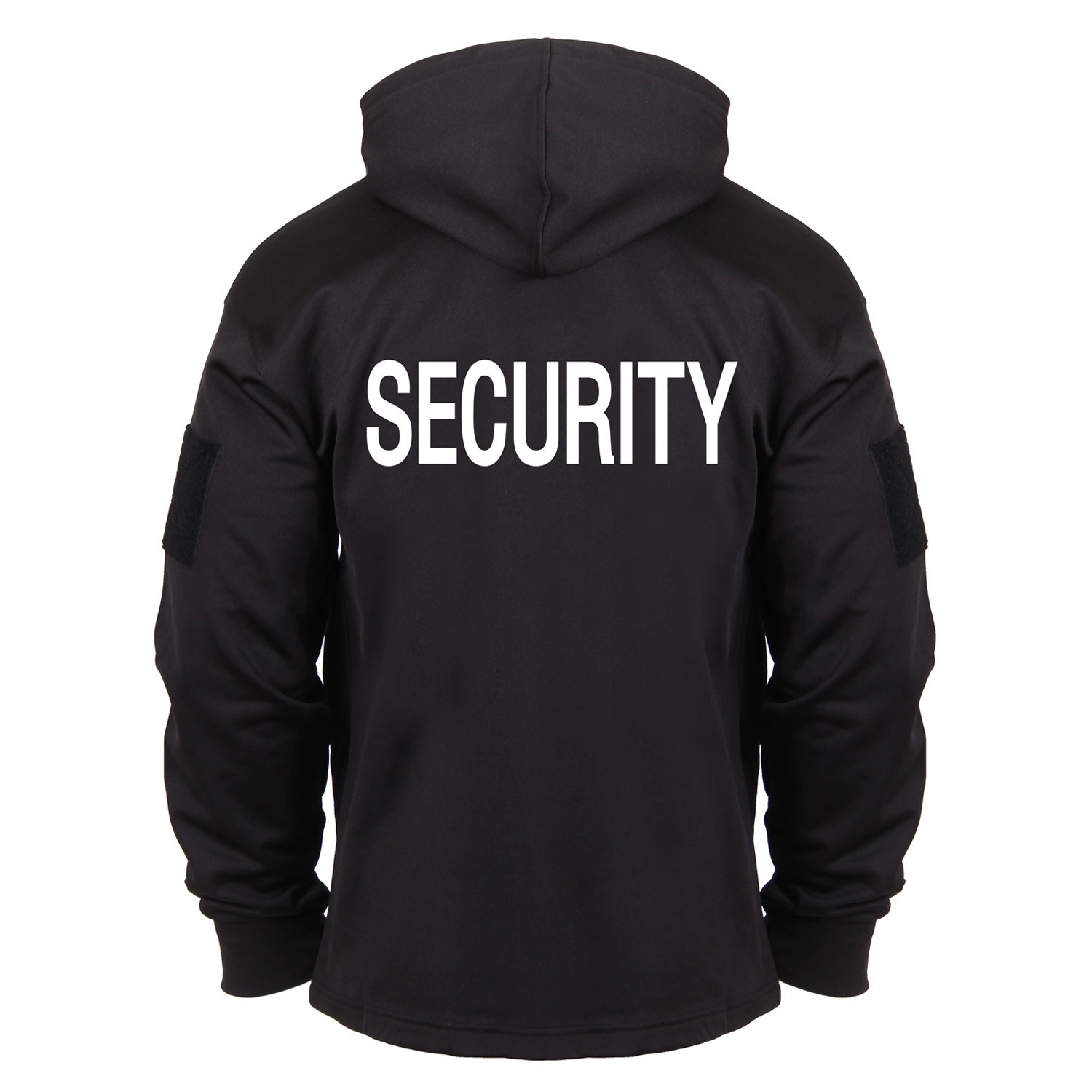 Mikina SECURITY s kapucí ČERNÁ vel. 3XL