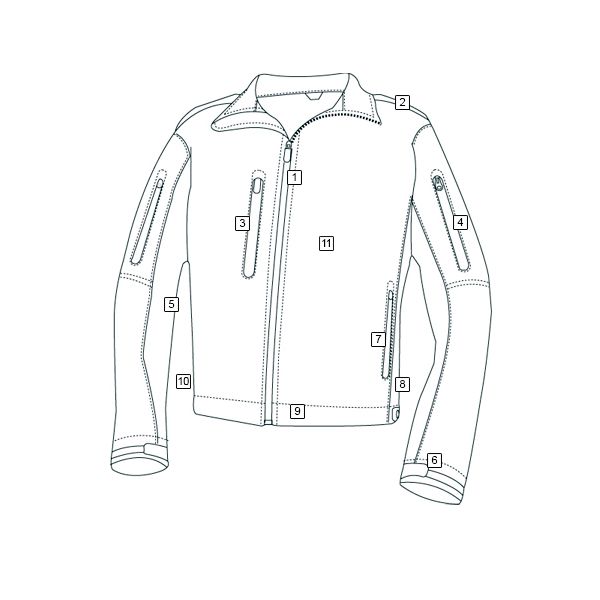 Bunda 24-7 SERIES® LE SOFTSHELL SHORT ČERNÁ vel. L
