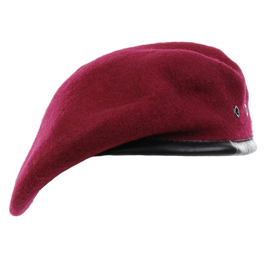 Baret výsadkářský ČERVENÝ vel. 61