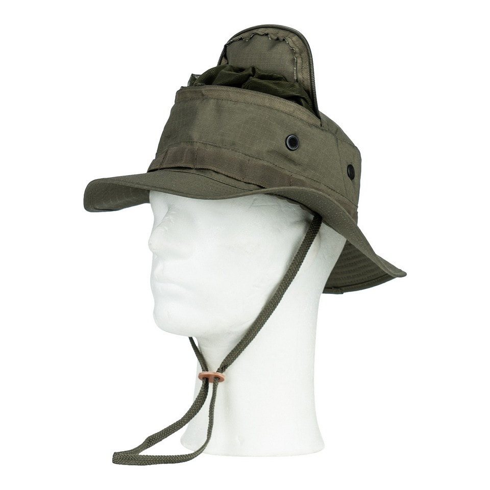 Klobouk s ukrytou moskytiérou RANGER GREEN vel. L