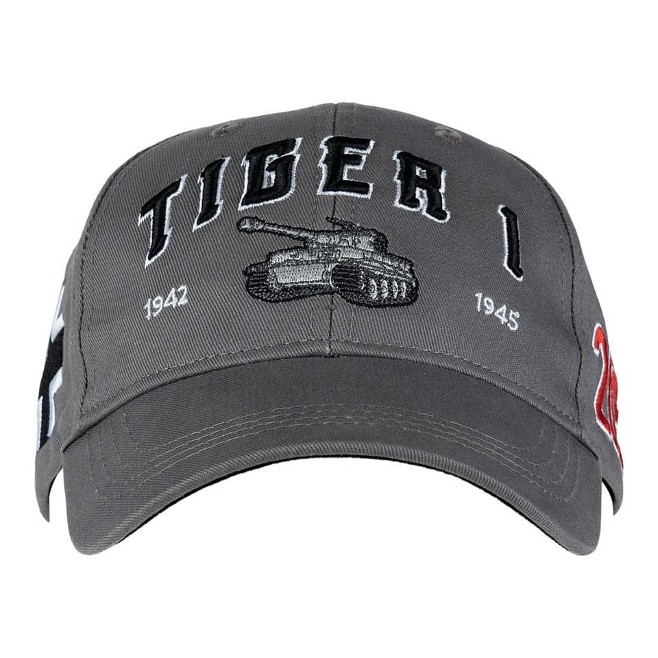 Čepice baseball TIGER tank ŠEDÁ