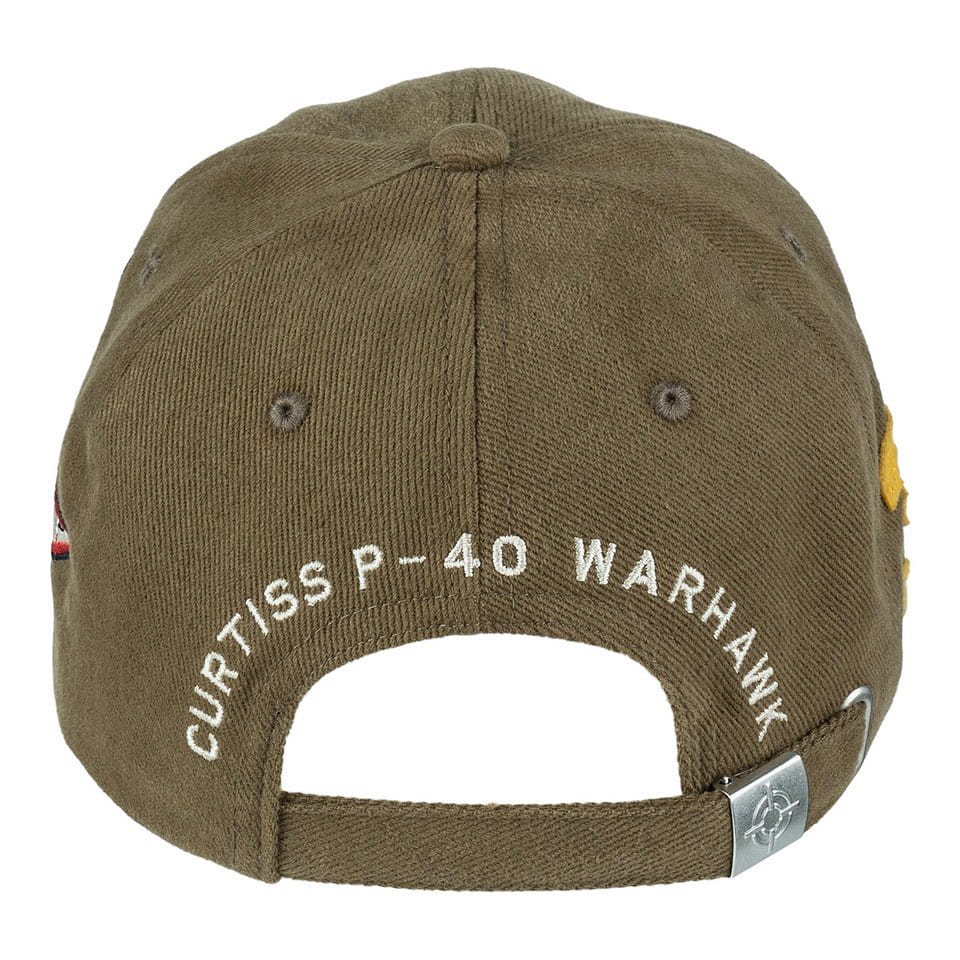 Čepice baseball P-40 CURTISS HNĚDÁ