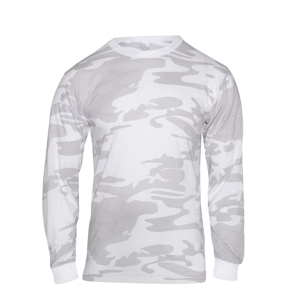 Triko s dlouhým rukávem WHITE CAMO