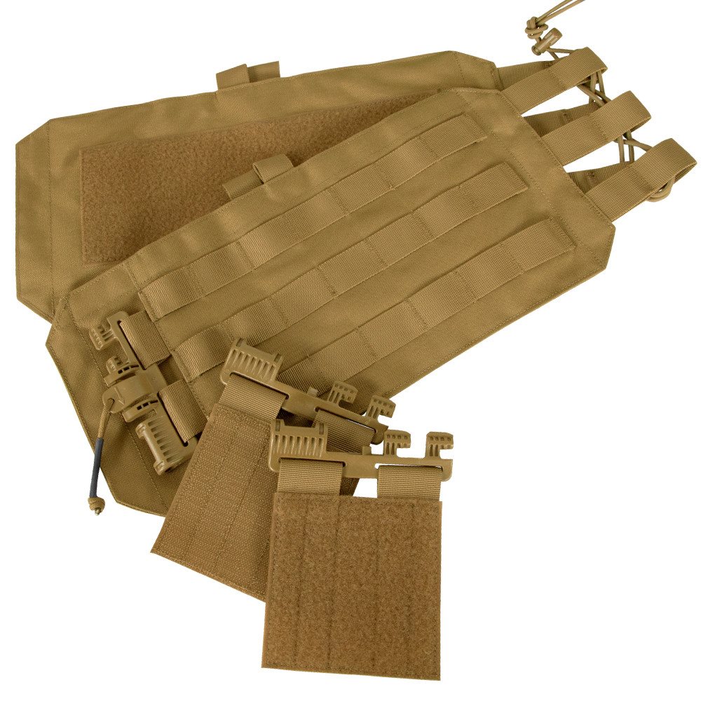 Boky k vestě RS RETRO KIT COYOTE BROWN vel. S-M