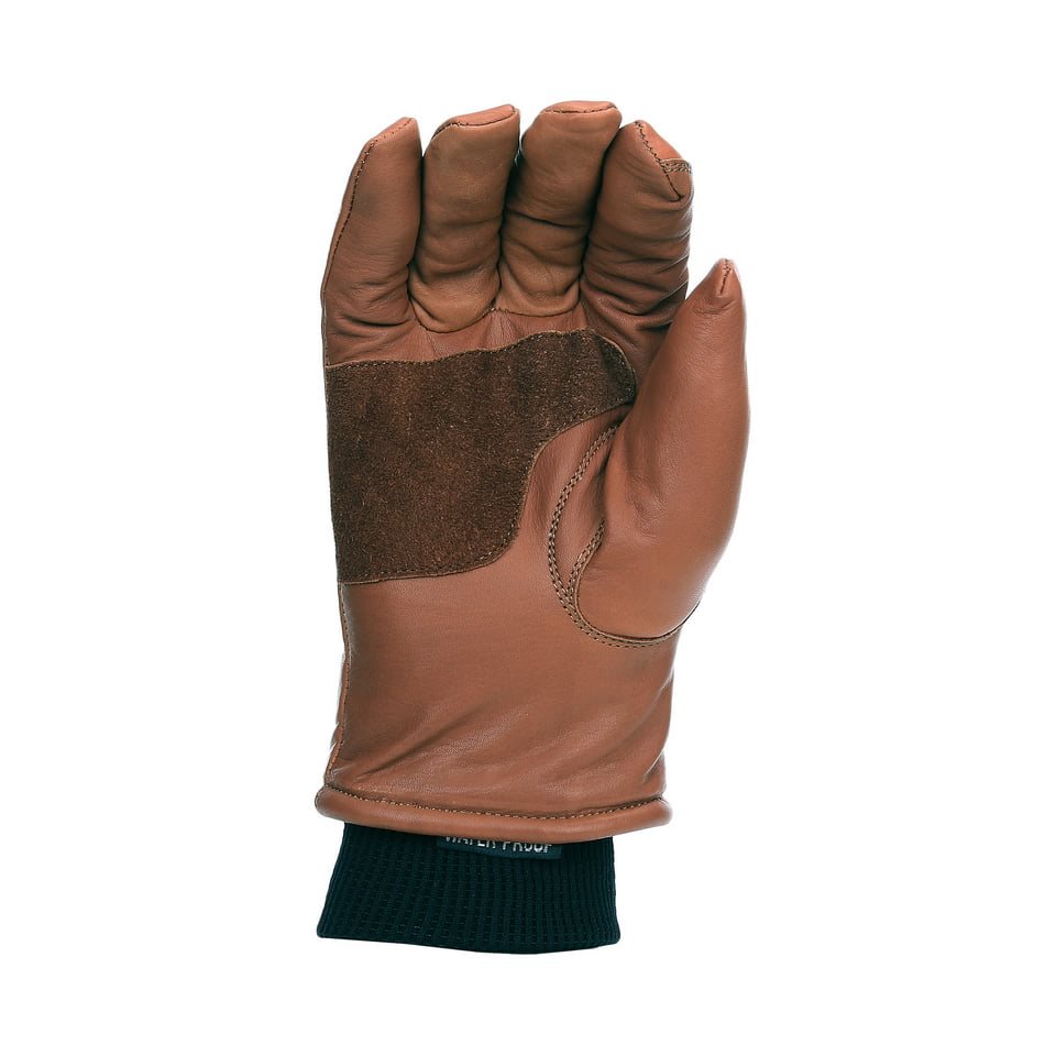 Rukavice zimní OUTDOOR kožené HNĚDÉ vel. 3XL