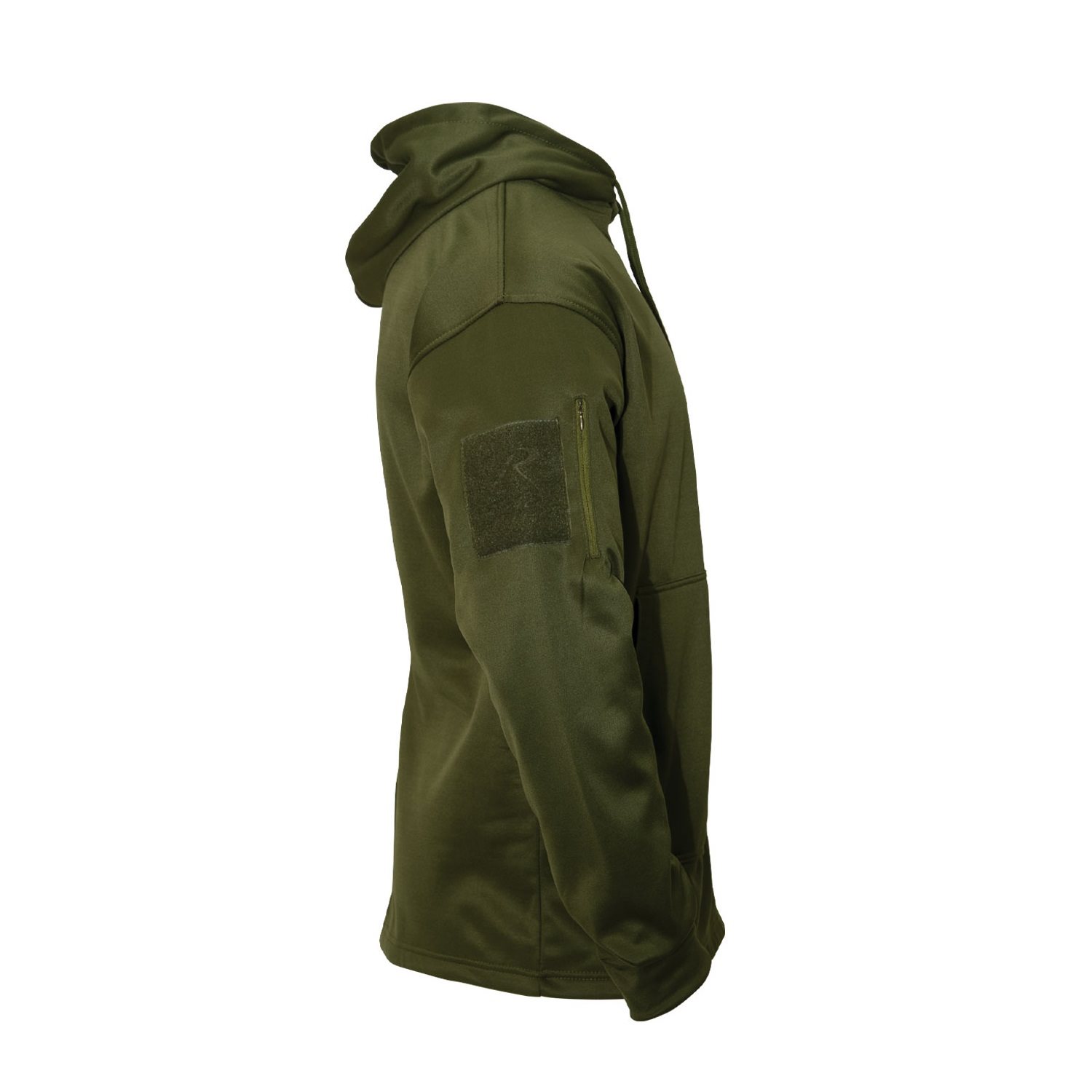 Mikina CONCEALED CARRY s kapucí ZELENÁ vel. S